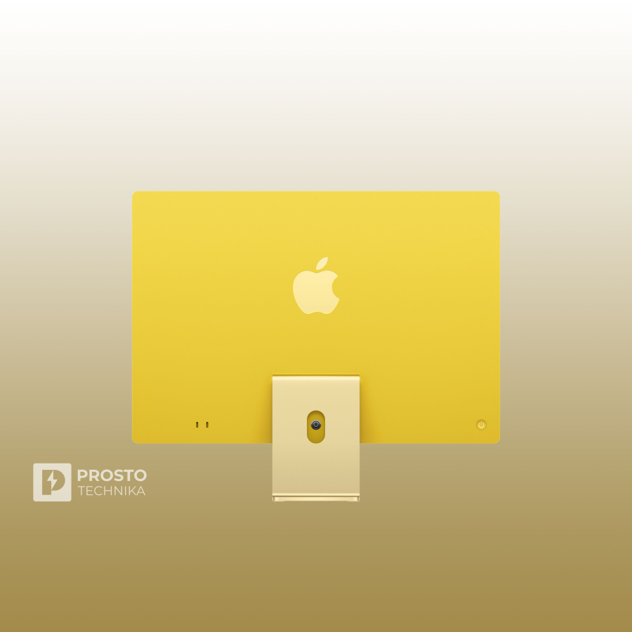 Моноблок Apple iMac 4.5K 24" (M4, 10C CPU, 10C GPU, 2024) 16 ГБ, 256 ГБ SSD, Yellow MWUW3